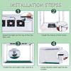 GLBMXDD Portable Laminar Flow Box, Dust-Free Workbench with Triple-Fan Filter view 4