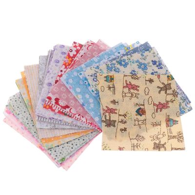OSOLADY 50 Pack 10x10cm Cotton Fabric Squares
