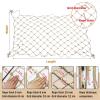 Jute Rope Net, Safety Net, Plant Climbing Net, Multiple Sizes (1 x 5 m) view 2