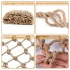 Jute Rope Net, Safety Net, Plant Climbing Net, Multiple Sizes (1 x 5 m) view 3