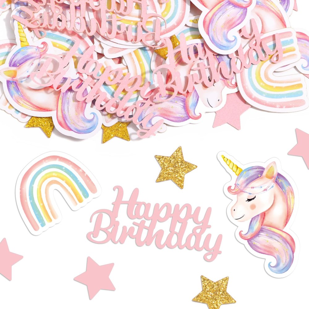 Unicorn Birthday Confetti 150 pcs