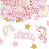 Unicorn Birthday Confetti 150 pcs view 1