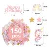 Unicorn Birthday Confetti 150 pcs view 2