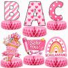 Back to School Decoration for Girls 2026 - 6-Piece Honeycomb Table Stands view 1