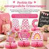 Back to School Decoration for Girls 2026 - 6-Piece Honeycomb Table Stands view 3