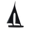 Black Resin Sailboat Desk Decoration view 1