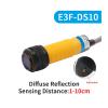 OSHZIKJII E3F M18 10 cm 30 cm 2 m 5 m Adjustable Sensor Switch (PNP NO) view 2