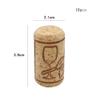 Wooden Wine Corks, Cylindrical/Conical, Reusable, 22 mm, 10 pcs (Style A) view 2