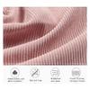 EYZJQSTUV Khaki Polyester Corduroy Fabric, 15 m x 1.5 m, DIY Sewing and Craft Material view 4