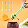 Lecreatekit Ribbed Honey Spoon for Coffee & Tea view 2