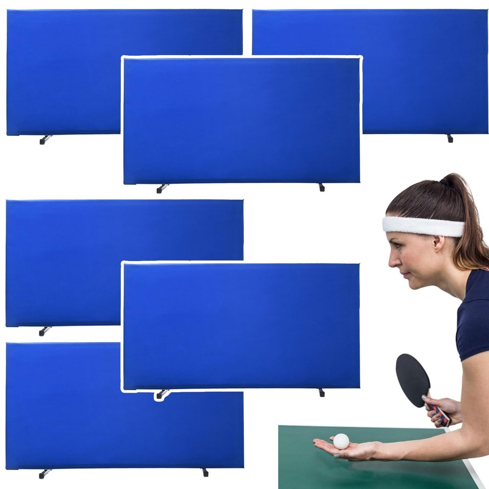 Professional Table Tennis Practice Barrier Enclosure, Durable Oxford Fabric with Stainless Steel Frame