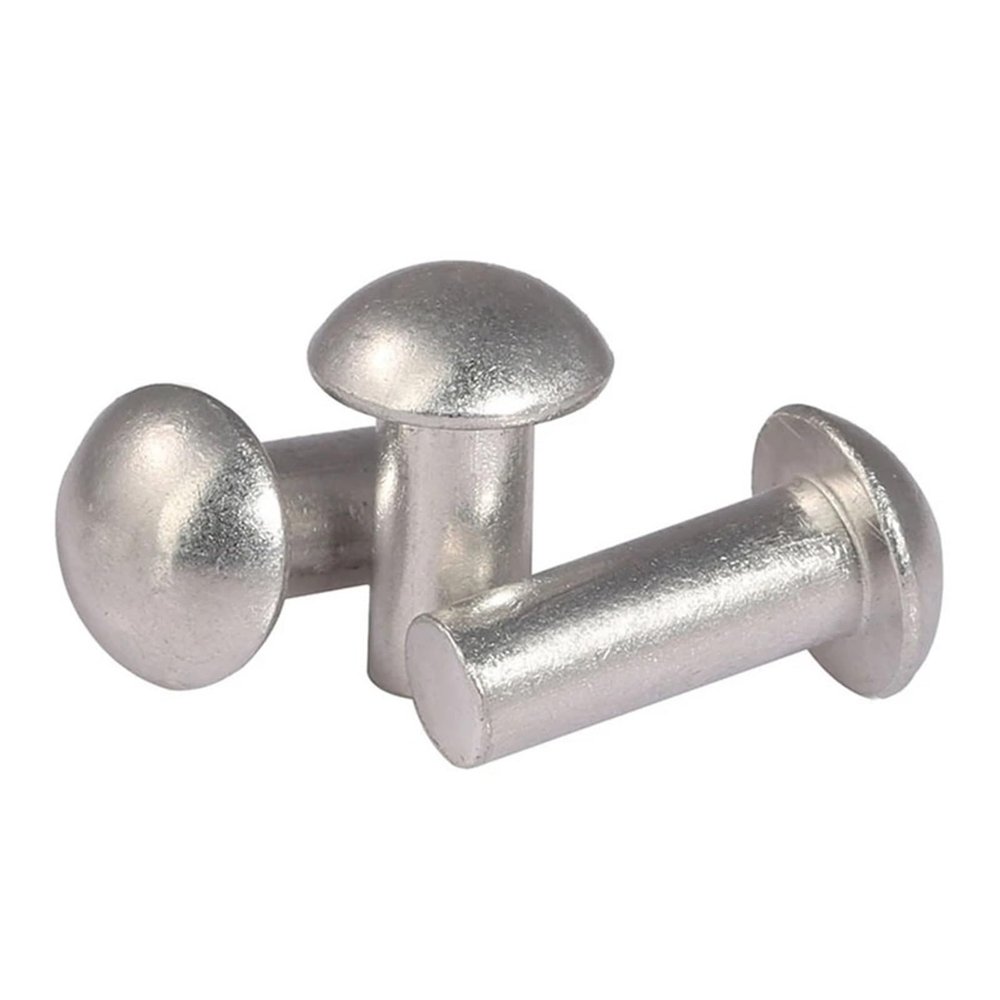 Round-Head Copper Solid Rivets, Aluminum Alloy, Assorted Pack (14 mm, M10, 20 pcs)