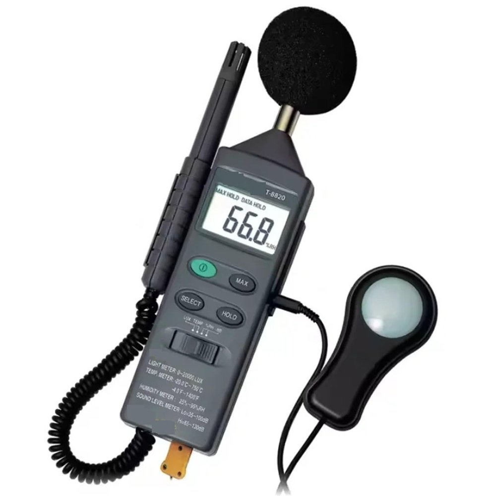 4-in-1 Digital Environmental Tester and Decibel Meter