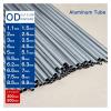 6063 Aluminum Alloy Round Straight Tube, 1.1–8.8 mm OD, 0.2–2.5 mm Thick, 300/500 mm Length (500 mm, OD 7 × ID 4.2 mm) view 2