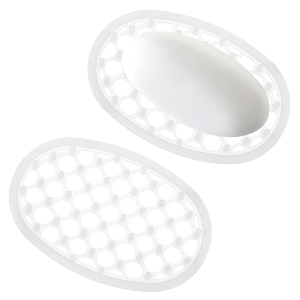 LLOUSSAK 2-Pack Silicone Soap Dish