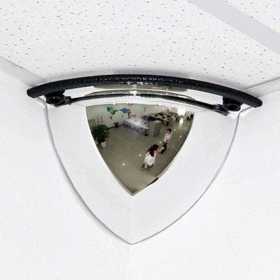 Convex Acrylic Safety Mirror, 90° Viewing Angle, High-Resolution Wide-Angle PC Mirror, 31 × 25 cm