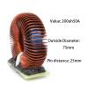 Inductor Coil, Magnetic Ring, 200 µH 50 A Ferrosilicon Flat-Wire Reactor for Photovoltaic Energy Storage and PCS view 3