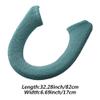Toilet Seat Cover, Washable Toilet Mat for Oval Toilet Seats view 2
