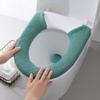 Toilet Seat Cover, Washable Toilet Mat for Oval Toilet Seats view 4