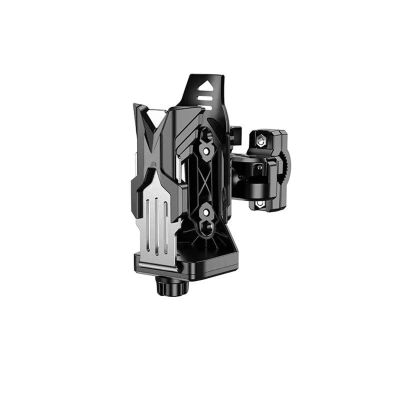 Cup Holder for Honda SH125i Motorcycle, Handlebar Mount, Adjustable, Leak-Resistant, Universal Fit (Mid Silver)