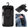 Black Phone Belt Bag with Clip for Men, Phone Holder Holster view 1