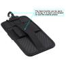 Black Phone Belt Bag with Clip for Men, Phone Holder Holster view 4