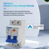 AC 230V RCBO/RCD Circuit Breaker, 2P/4P, 30mA, 40A view 3