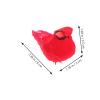 SILENRADAWN Artificial Red Robin Slim Foam Shape 4 Pack view 2