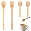 Abeillo 4-Piece Wooden Honey Dipper Set view 1