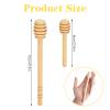 Abeillo 4-Piece Wooden Honey Dipper Set view 2