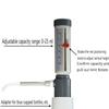 Liquid dispenser for 2,000 mL glass bottles, adjustable volume, chemical-resistant view 4