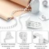 Two-Piece White Clamp Fix Roller Blind Stand, 17mm view 3
