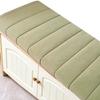 Teddy Fleece Non-Slip Bench Cushion, 5 cm Thick, Green, 39 x 16 in view 1