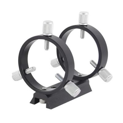 60 mm Guide Ring Set, Three-Point Astronomy Guide Rings, 1 Plate, 2 Rings, 8 Screws