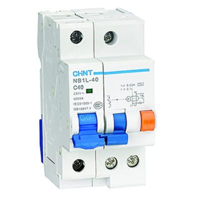 NB1L Electromagnetic Residual Current Circuit Breaker, 2P C20A 30mA