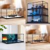 DJHGNFRDK Acrylic Display Case, Custom-Size and Stackable, Easy Assembly (250 x 250 x 350 mm/10 x 10 x 14 in) view 2