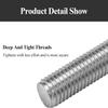 Eye Bolts with Nuts, M16 Male Thread, Stainless Steel, M16 x 80 mm view 4