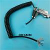 PUR Spring-Wire Shielded Cable, 6-Conductor, 22 AWG, Telescoping Coil, 2.5 m, 5 m, or 7.5 m (Stretches to 10 m) view 4