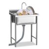 Generic Freestanding Stainless Steel Utility Sink, Heavy-Duty Design, Large, for Home, Garden, Garage, Workshop, or Basement view 1
