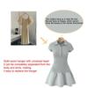 Adjustable Women's Torso Mannequin Clothing Hanger with Bust Pads, Multicolor (A) view 3