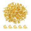 100 Metal Star Clips view 4