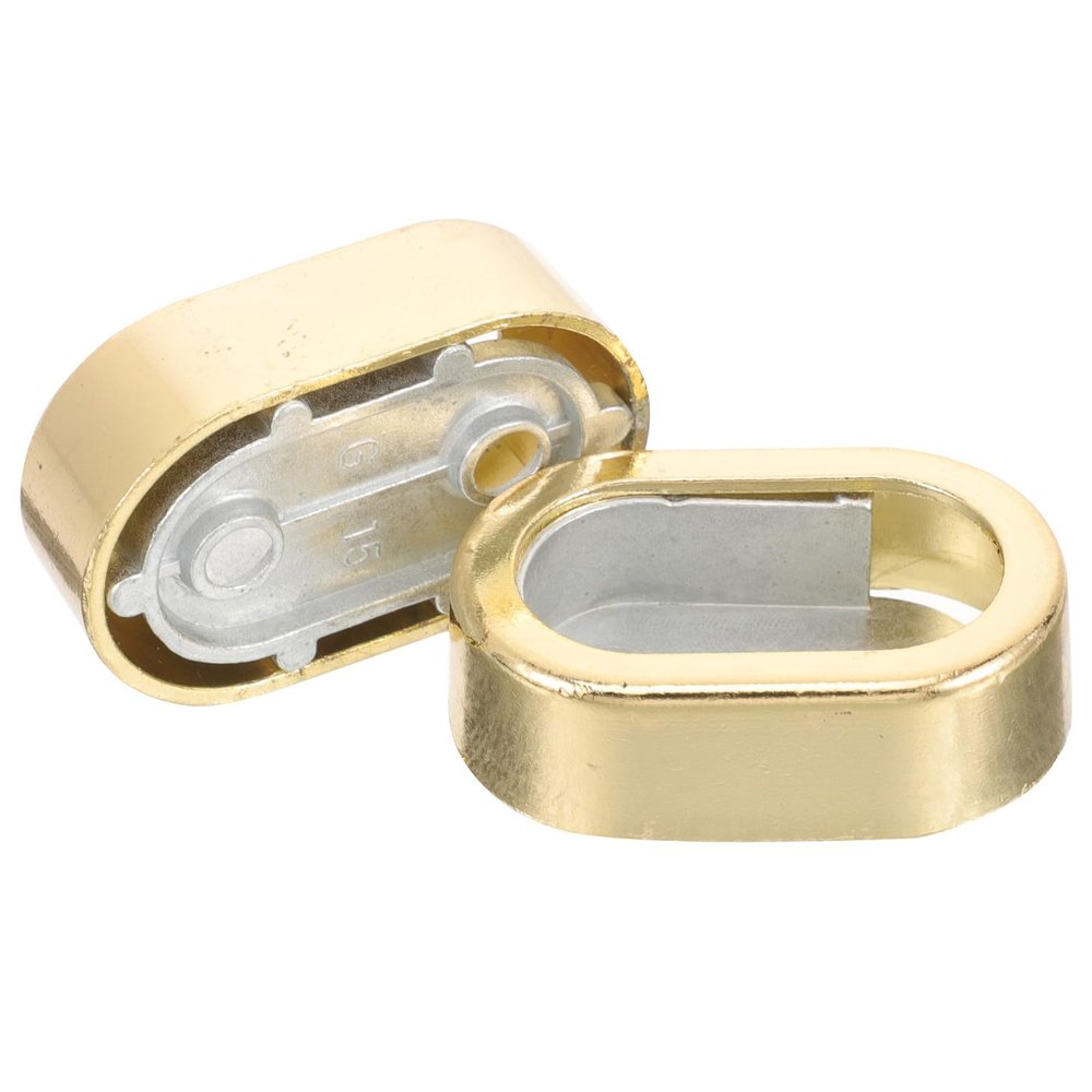 HINTRMENT Zinc Alloy Curtain Rod Holders - 2 Pack