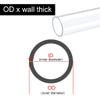 Clear Rigid Round Acrylic Tube, 80 cm, 15 x 0.5 mm view 2
