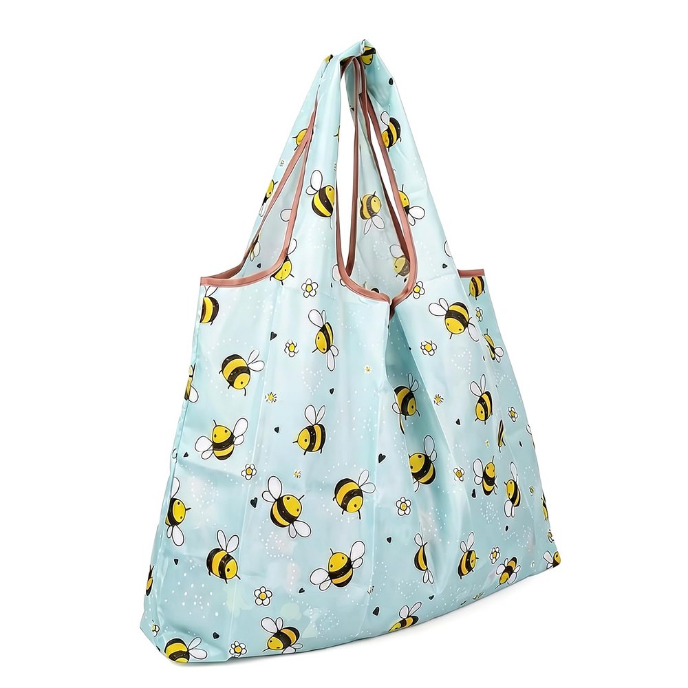 Foldable Waterproof Shopping Bag - Bee