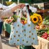 Foldable Waterproof Shopping Bag - Bee view 2