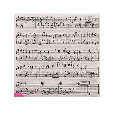 Music Notes Clear Silicone Stamp