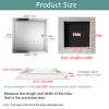 Generic 304 Stainless Steel Drywall Access Panel, Lockable with Keys, 22 x 22 in (55 x 55 cm) view 2