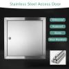 Generic 304 Stainless Steel Drywall Access Panel, Lockable with Keys, 22 x 22 in (55 x 55 cm) view 3