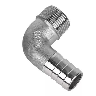 90-Degree Stainless Steel Elbow Fitting, 304 Stainless Steel, 12 in x 2050 mm (2 in x 50 mm)