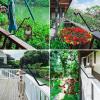 Bird Feeder Holder for Patio Railings, 6-Pack Flower Basket Hooks view 4